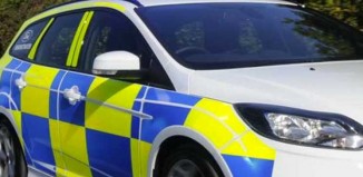 Close up of police ford focus st special constabulary