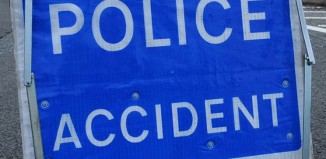 Police Accident Sign