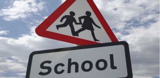 School sign