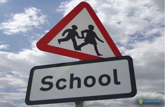 School sign