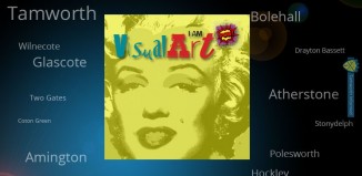 I am visual art