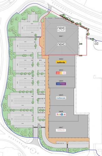 the location on the planned Next store