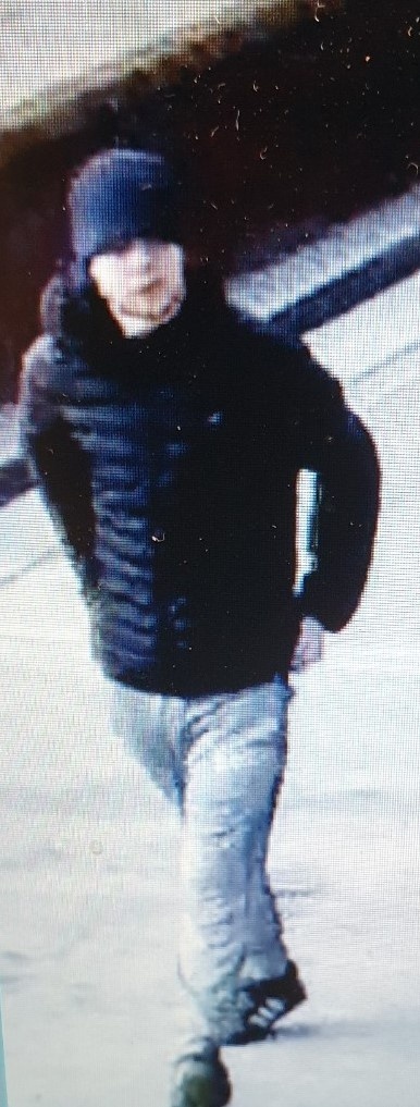 the male that the police want to speak to in relation to  theft of the bike.