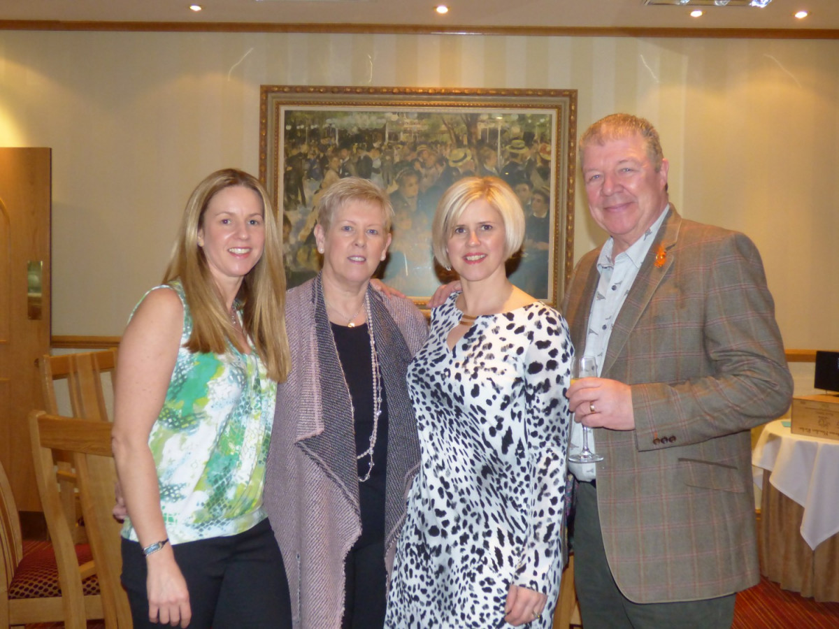 Claire, Sue, Melanie and Chas.